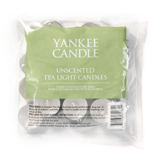 Unscented Tea Light Candles - MUFI