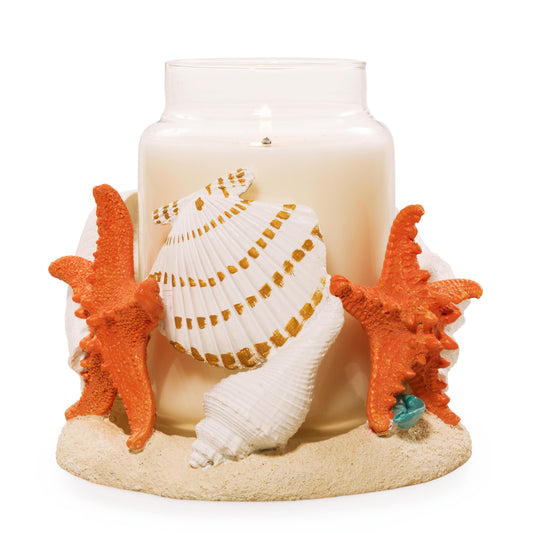 Seashell Jar Candle Holder - 67GX