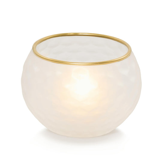 Frosted Honeycomb Tea Light Candle Holder - NCRR